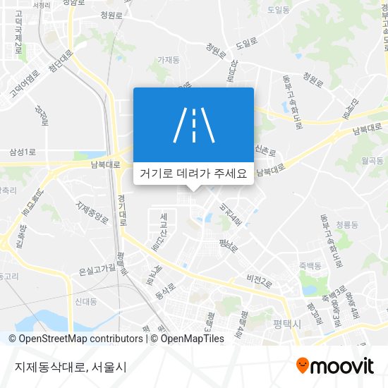 지제동삭대로 지도