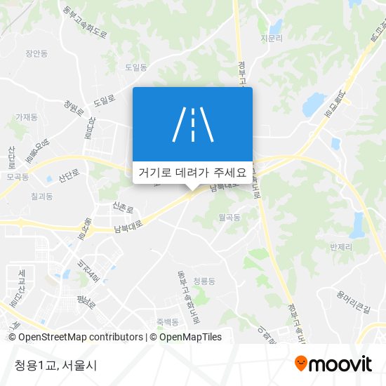 청용1교 지도