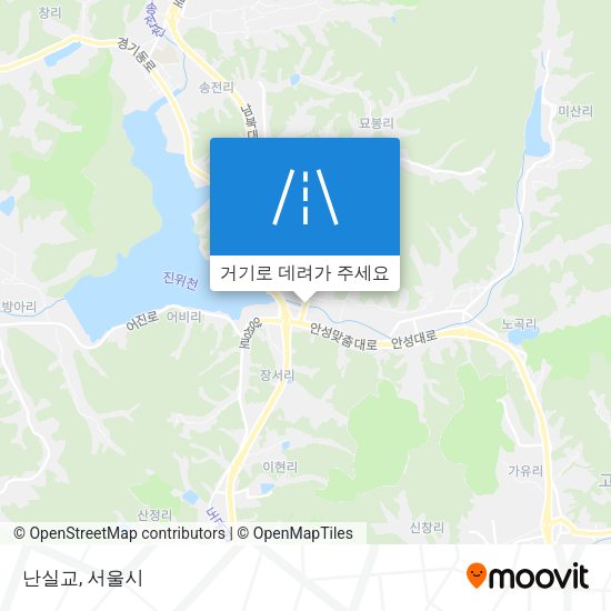 난실교 지도