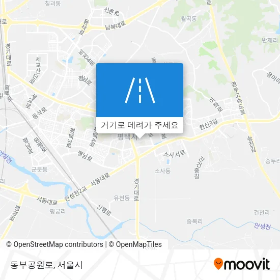 동부공원로 지도