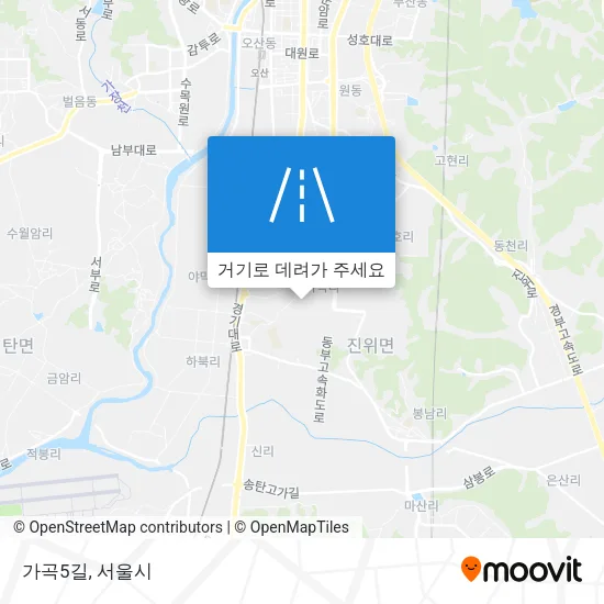 가곡5길 지도