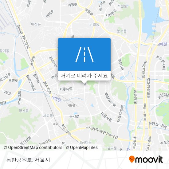 동탄공원로 지도