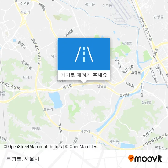 봉영로 지도