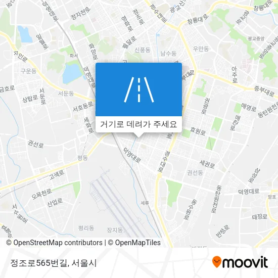 정조로565번길 지도
