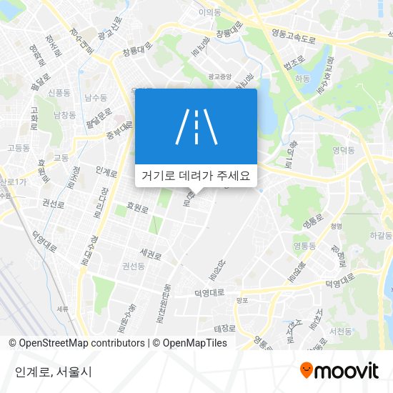 인계로 지도