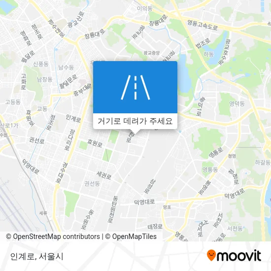 인계로 지도