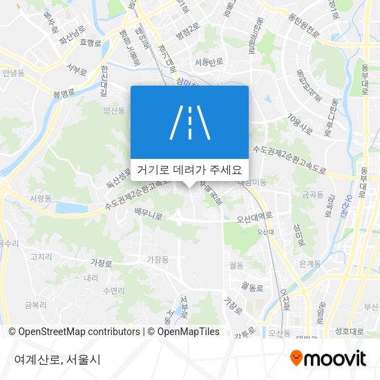 여계산로 지도