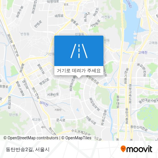 동탄반송2길 지도