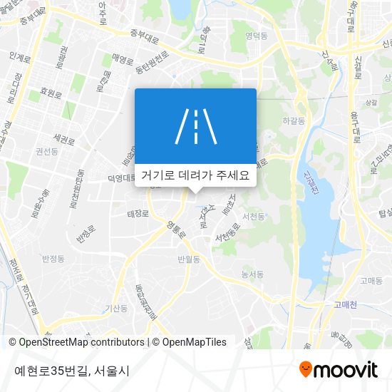 예현로35번길 지도