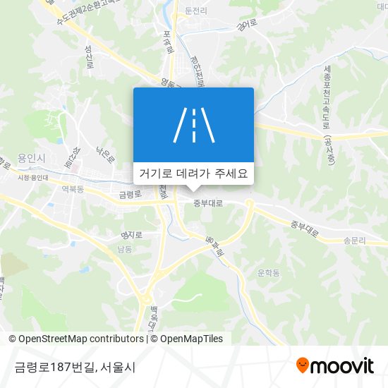 금령로187번길 지도