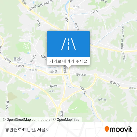경안천로42번길 지도