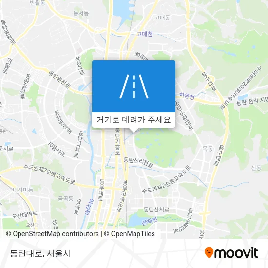 동탄대로 지도