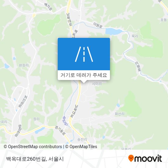 백옥대로260번길 지도