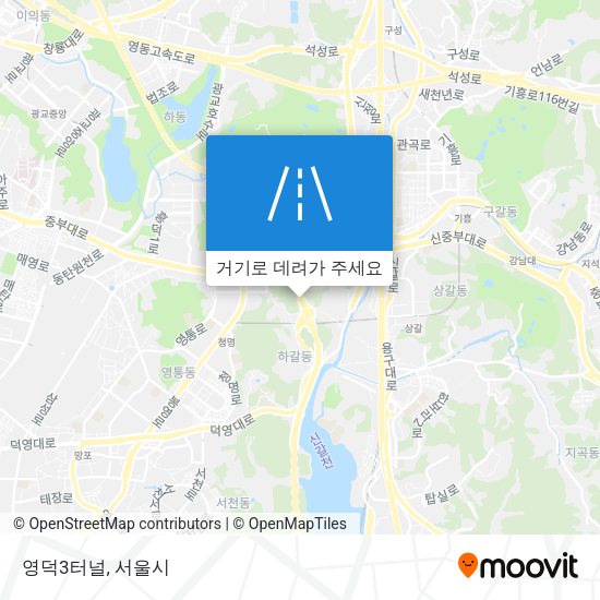 영덕3터널 지도