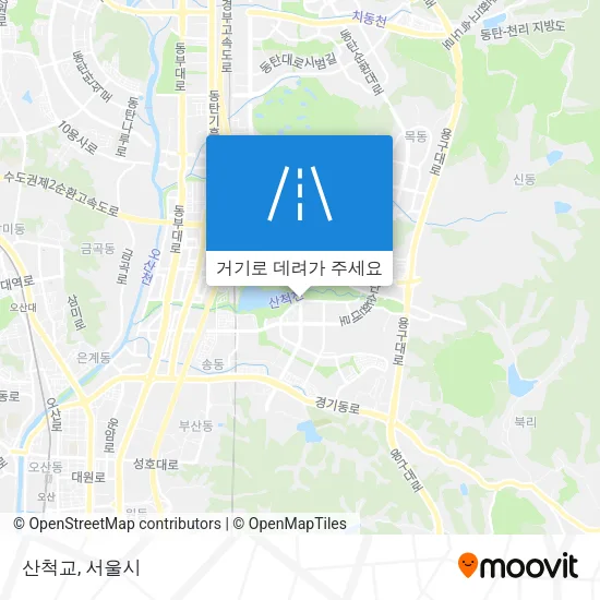 산척교 지도