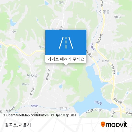 월곡로 지도