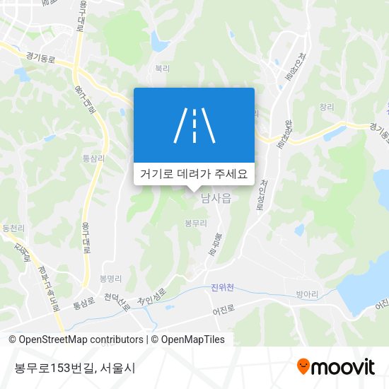 봉무로153번길 지도