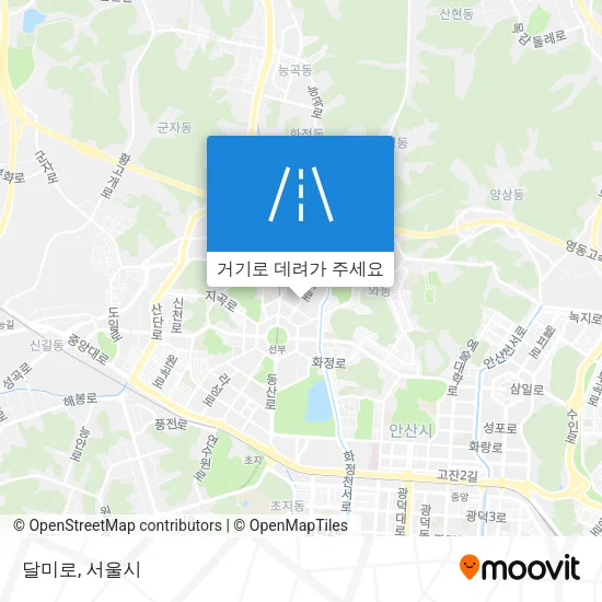 달미로 지도