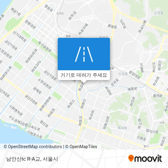 남안산Ic R-A교 지도