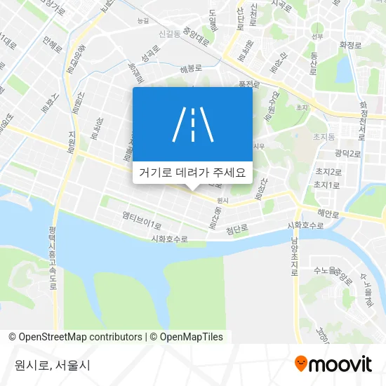 원시로 지도