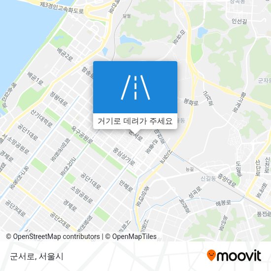 군서로 지도