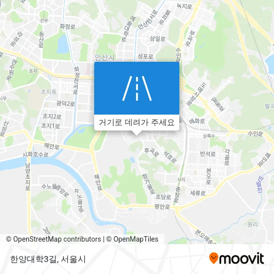 한양대학3길 지도