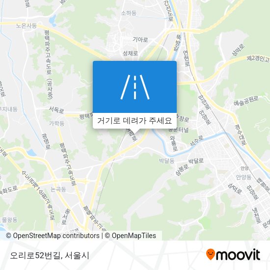 오리로52번길 지도