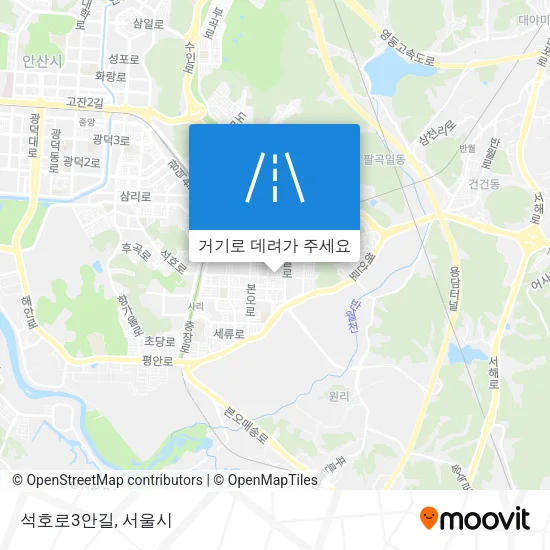 석호로3안길 지도