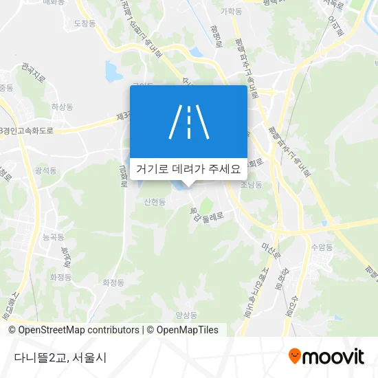다니뜰2교 지도