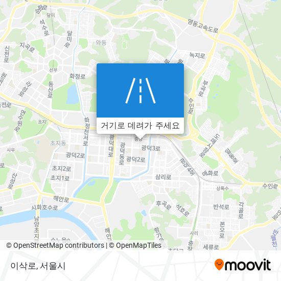 이삭로 지도