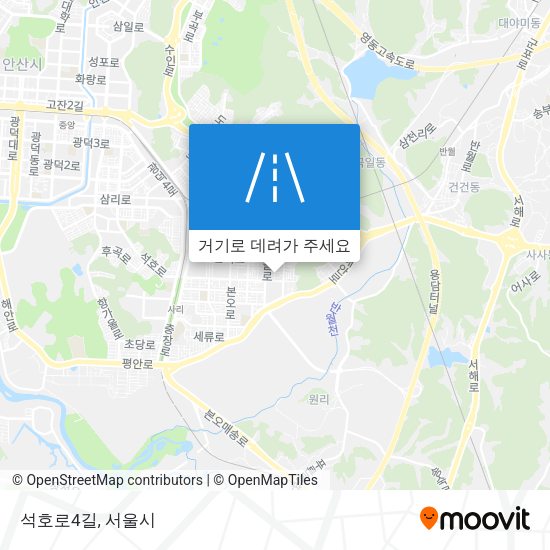 석호로4길 지도