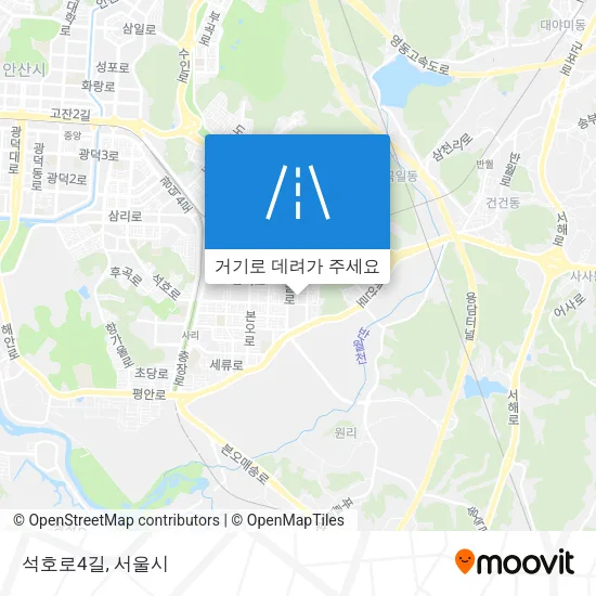 석호로4길 지도