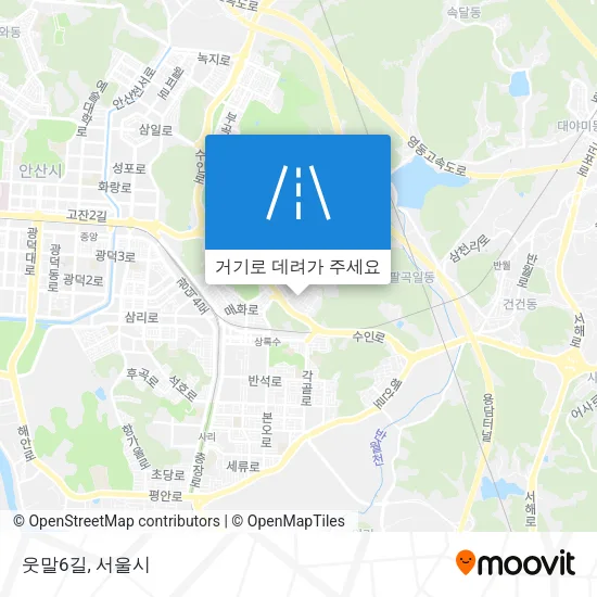 웃말6길 지도