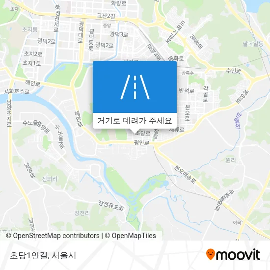 초당1안길 지도