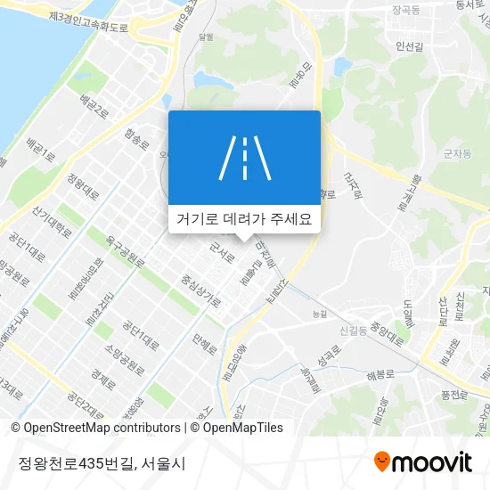 정왕천로435번길 지도