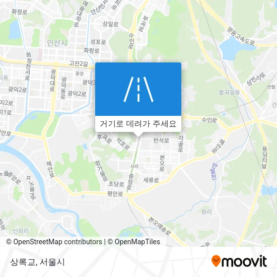 상록교 지도