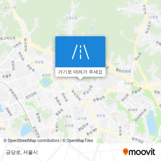 금당로 지도