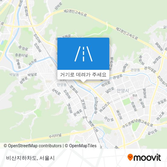 비산지하차도 지도
