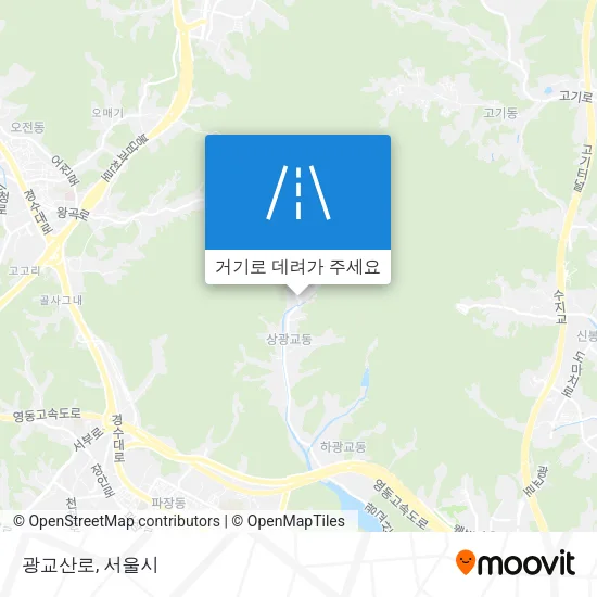 광교산로 지도