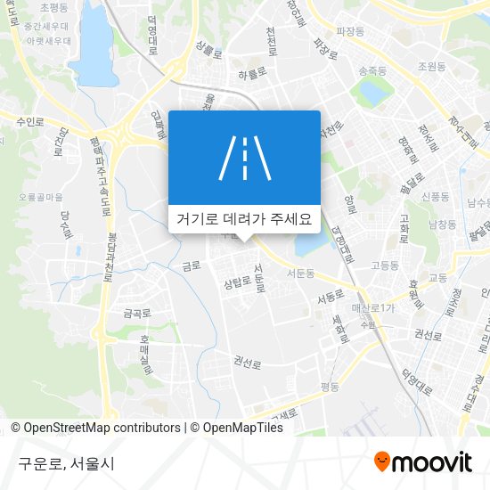 구운로 지도