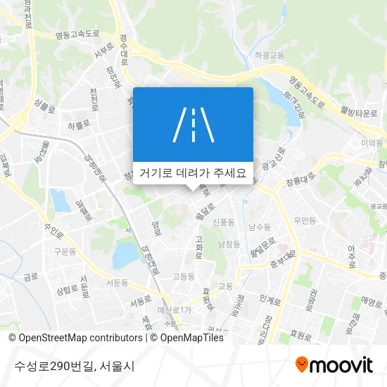 수성로290번길 지도