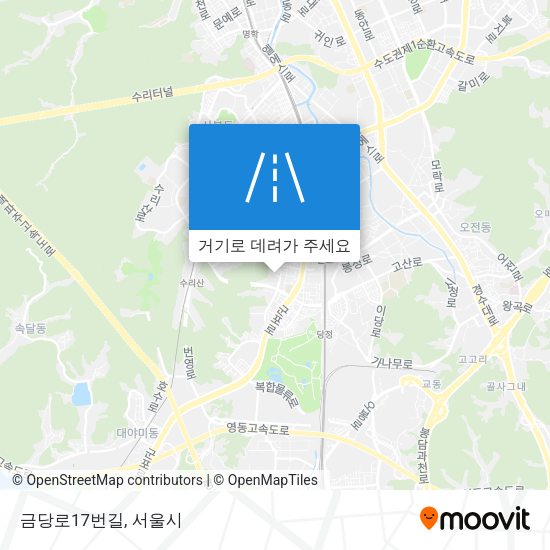 금당로17번길 지도