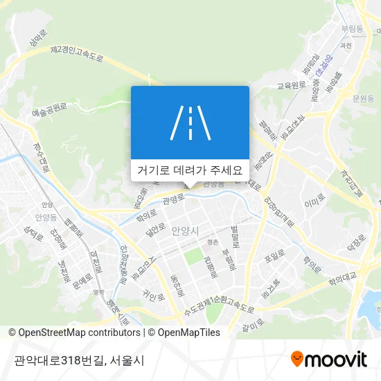 관악대로318번길 지도