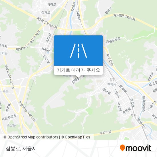 삼봉로 지도