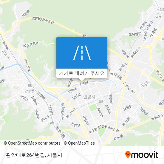 관악대로264번길 지도