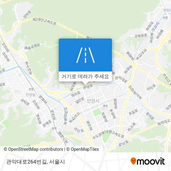 관악대로264번길 지도