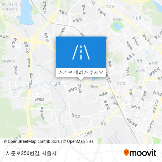 서둔로256번길 지도