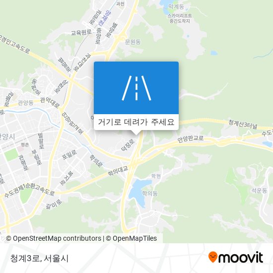 청계3로 지도