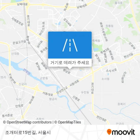 조개터로15번길 지도