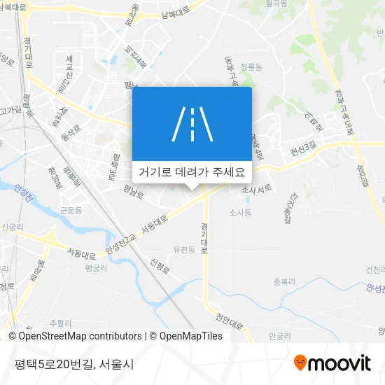 평택5로20번길 지도